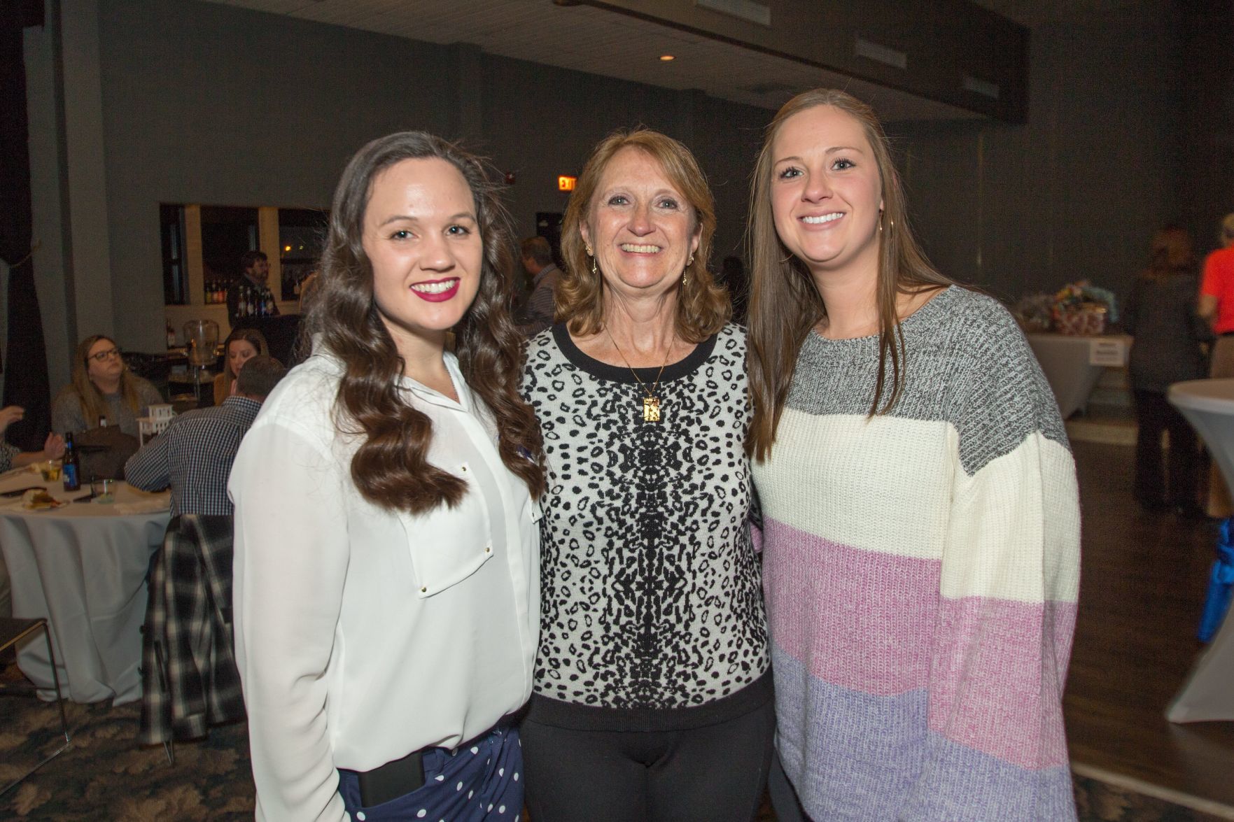Kelsey Busken, Denise Busken (Honoree), Kara Busken